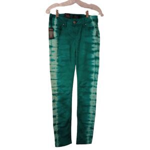 Silver Women's Size W26 / L31 Green Tie-Dye Skinny Camden Jeans -NWT